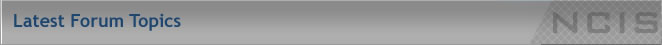 Latest Forum Topics